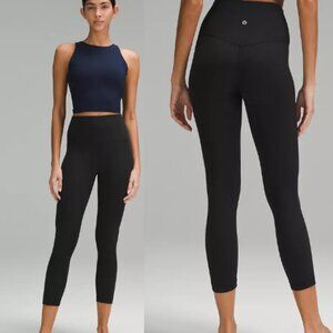 Lululemon Align High-Rise Crop 23" Leggings Pant Black Size 0 26724